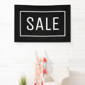 BANDEROLES SIGNE DE VENTE NOIRE  (Insitu)