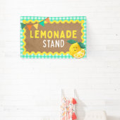 Banderoles Signes de socle de Lemonade pour Enfants Booth En  (Insitu)