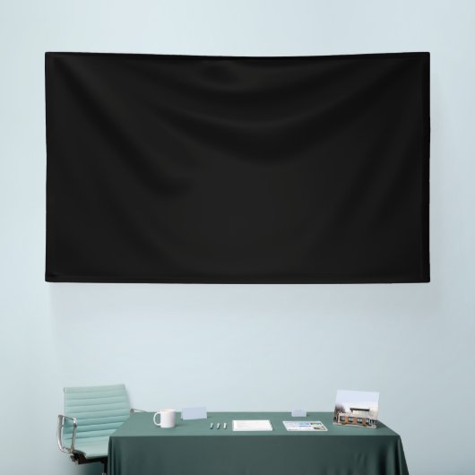 Banderoles Silhouette de chat noir minimaliste  (Salon professionnel)