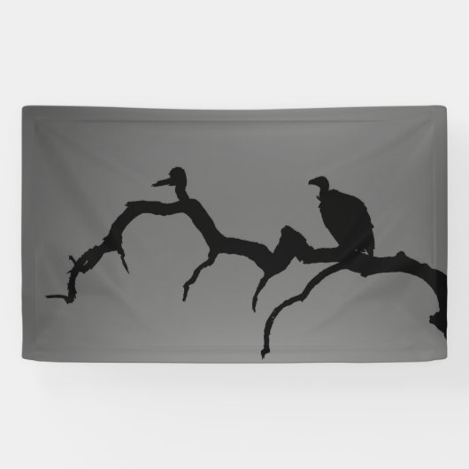 Banderoles Silhouette vautour (Horizontal)