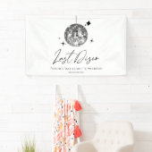 Banderoles Silver Disco Ball Dernière Disco Bachelorette Part (En situation)