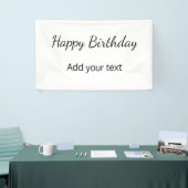 Banderoles simple anniversaire heureux minimum ajouter votre (Salon professionnel)