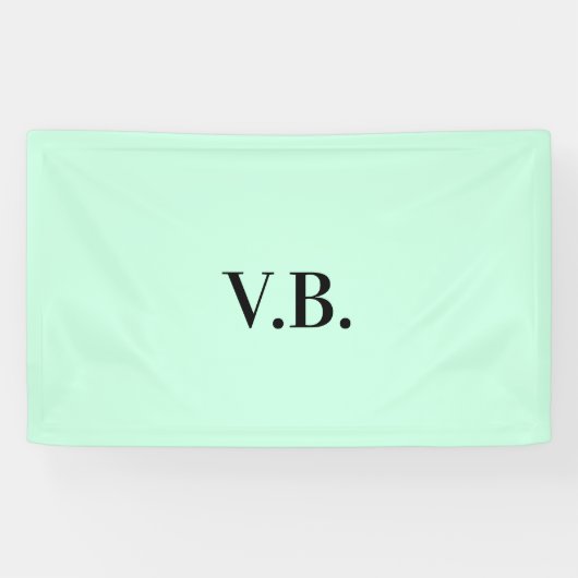 Banderoles Simple couleur solide ajouter le nom du texte mono (Horizontal)