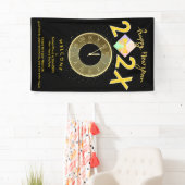 Banderoles Simple Elegant New Year's Eve Gift Box Bow Welcome (En situation)