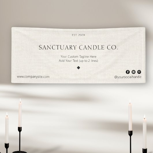 Banderoles Simple Lin Business Event Display Marketing