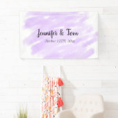 Banderoles simple minimum ajouter votre nom unité de mariage  (En situation)