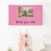 Banderoles simple minimum ajouter votre texte photo noël bann (En situation)