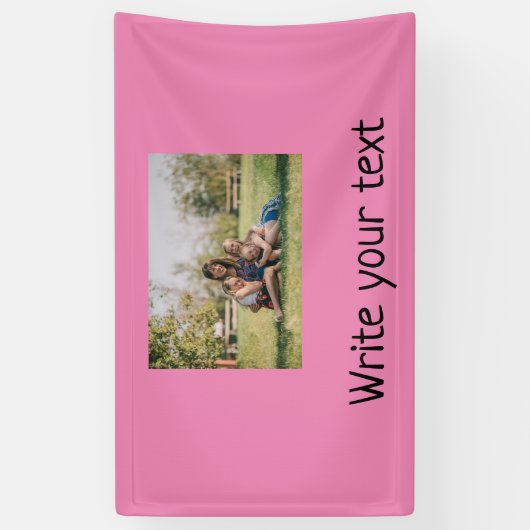 Banderoles simple minimum ajouter votre texte photo noël bann (Vertical)