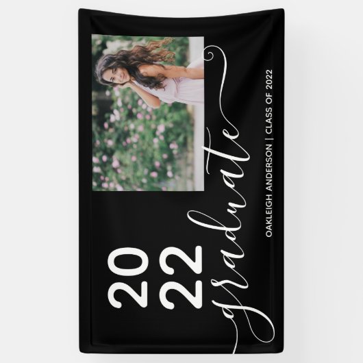 Banderoles Simple Modern 2 Photo Graduation (Vertical)
