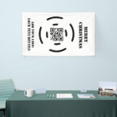 BANDEROLES SIMPLE MODERNE MODERNE MONOGRAM ÉLÉGANT CHIC STYLE (Salon professionnel)