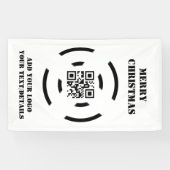 BANDEROLES SIMPLE MODERNE MODERNE MONOGRAM ÉLÉGANT CHIC STYLE (Horizontal)