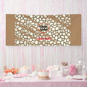 BANDEROLES SIMPLE MODERNE MODERNE MONOGRAM ÉLÉGANT CHIC STYLE