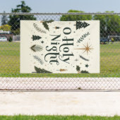 Banderoles Simple Noël O Holy Night (Insitu)