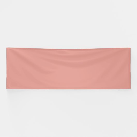Banderoles Simple pastel flamingo pink color (Horizontal)