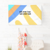 Banderoles simple personnalisé minimal ajouter votre logo adr (En situation)