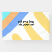 Banderoles simple personnalisé minimal ajouter votre logo adr (Horizontal)