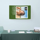 Banderoles Simple Photo Graduation 2022 Faire-part Green (Salon professionnel)