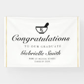 Banderoles simple script pharmacie groupe de réception signe  (Horizontal)