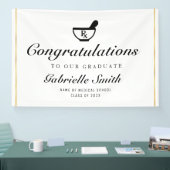 Banderoles simple script pharmacie groupe de réception signe  (Salon professionnel)