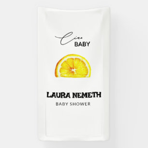 Banderoles SimplecCiao Baby Tranche de Citron Baby Shower