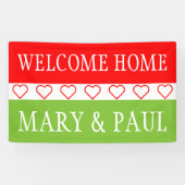 Banderoles Simplement symboles - COEURS + vos idées (Horizontal)