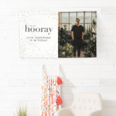 Banderoles Sip sip honore moderne élégant anniversaire fête (En situation)