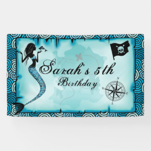 Banderoles Sirène d'étincelle, Teal, partie d'Aqua