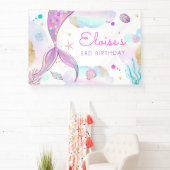 Banderoles Sirène Sous La Mer Fête D'Anniversaire Bienvenue (Insitu)