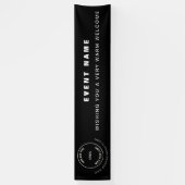 Banderoles Site du logo de l'entreprise Accueil de l'événemen (Vertical)