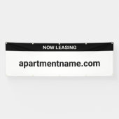 Banderoles Site Web de construction d'appartements maintenant (Horizontal)