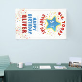 Banderoles Six Today 6 7 Every Day Meme 6th Birthday (Salon professionnel)