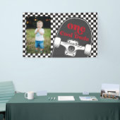 Banderoles Skateboard One Cool Dude Photo Anniversaire (Salon professionnel)