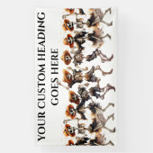 Banderoles Skeleton danse Halloween enfants (Verticale)