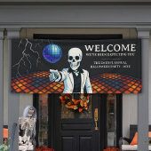 Banderoles Skeleton Disco Halloween Soirée Bienvenue Vinyl