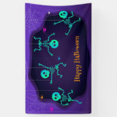 Banderoles Skeletons d'Halloween (Vertical)