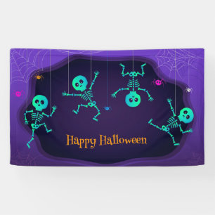 Banderoles Skeletons d'Halloween