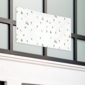 Banderoles Ski alpin d'hiver Ski Ski Ski Motif (Bâtiment extérieur)