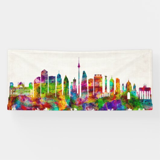 Banderoles Skyline allemand de Berlin (Horizontal)