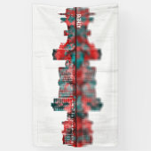 Banderoles Skyline d'Athènes Géorgie (Vertical)