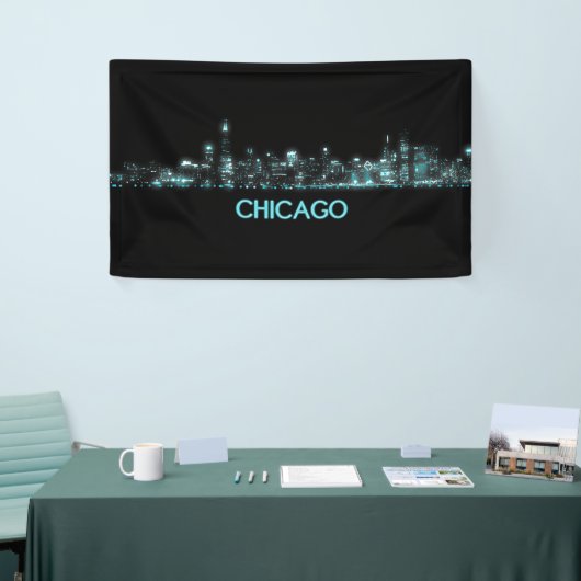 Banderoles Skyline de Chicago (Salon professionnel)