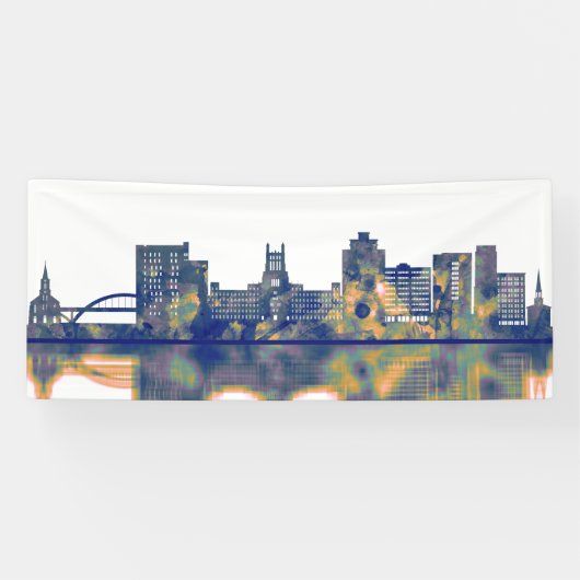 Banderoles Skyline de Iowa (Horizontal)