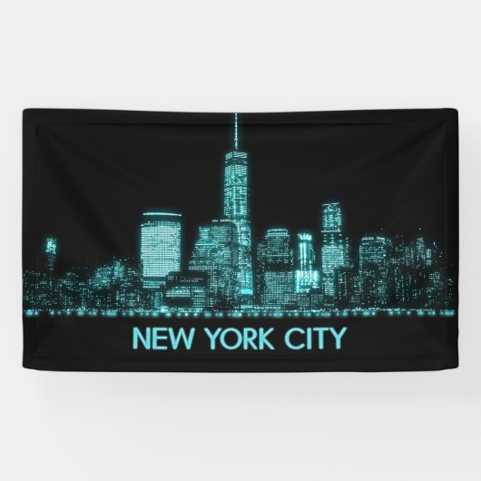 Banderoles Skyline de New York (Horizontal)
