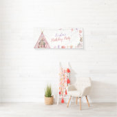 Banderoles Sleepover Pajama Birthday Party (En situation)