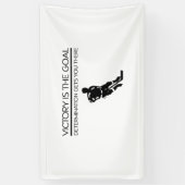 Banderoles Slogan SUPÉRIEUR de victoire d'hockey (Vertical)