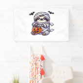 Banderoles Sloth Halloween Mummy Kids Femmes Hommes Sloth Cla (En situation)