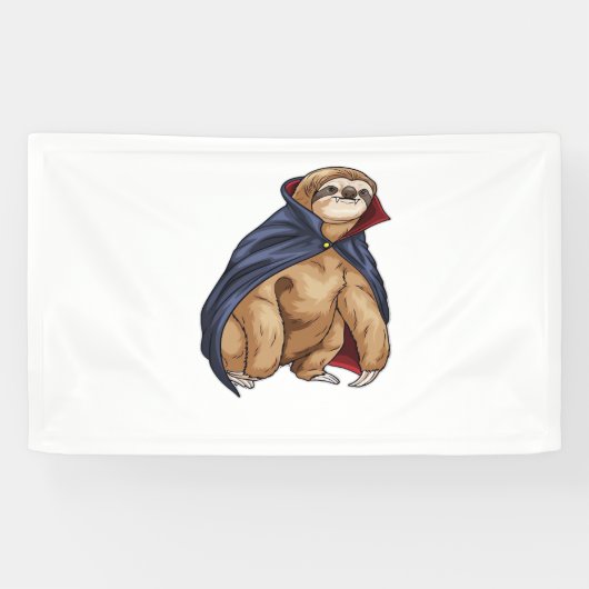 Banderoles Sloth Halloween Vampire classique T-shirt (Horizontal)