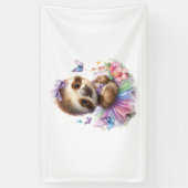 Banderoles Sloth Shirt Safari Rainbow Summer (Vertical)