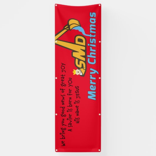 Banderoles smd Joyeux bandeau de Noël (Vertical)