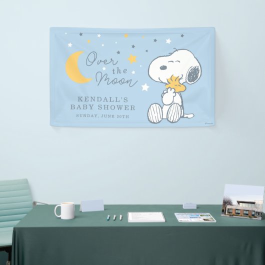Banderoles Snoopy & Woodstock | Over the Moon Baby Shower (Salon professionnel)