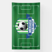 Banderoles Soccer Birthday banner backdrop  (Verticale)